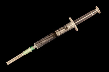 Drawn 5ml syringe