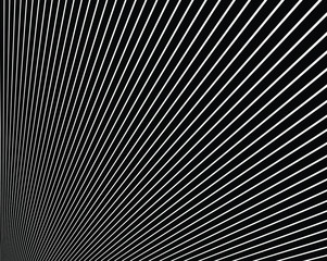 Obraz premium Original name(s): Digital image with a psychedelic stripes Wave design black and white. Optical art background. Texture with wavy, curves lines. Vector illustration