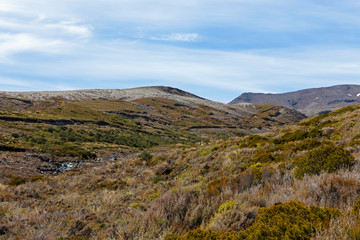 Tongariro National Park in Neuseeland