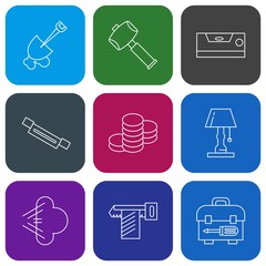 Simple Set of Universal Related Color Icons