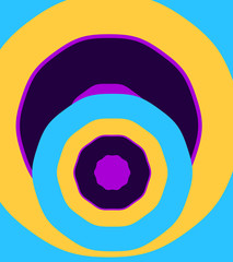 vector round circle background design