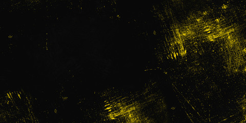 black with yellow grunge background with interesting texture