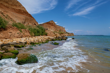 Fototapeta premium Rocky Black Sea Coast Odessa Ukraine