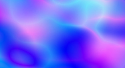 Radiant blurred background with blue and violet spots. Vector graphics with gradient