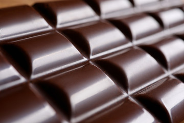 Bown chocolate pattern closeup background