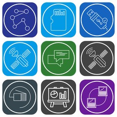 Set of 9 Quality icon