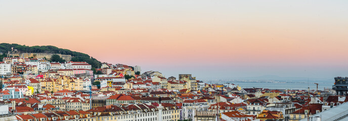 Fototapeta na wymiar Lisbon at Sunset