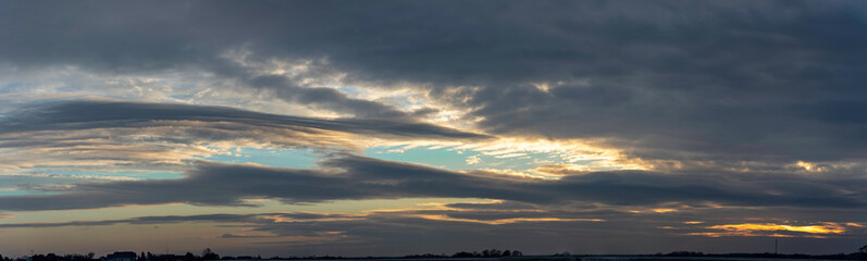 Obraz premium sky with clouds panorama