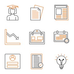 Set of 9 Universal Pixel Perfect Icons