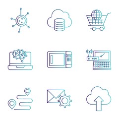 9 Simple Universal Related Color Icons