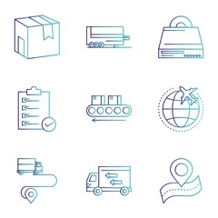 9 User interface Icon set for web and mobile applications