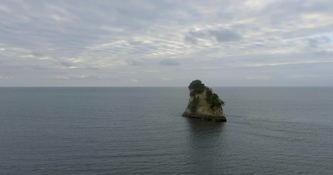 Panoramic View of the Stone Shaped Like a Piece of Cheese, Known as Quesillo
