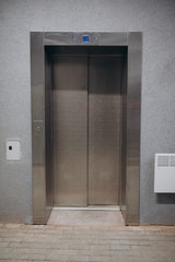 metal Elevator doors in the house
