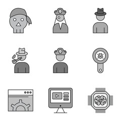 User interface Icon set for web and mobile applications