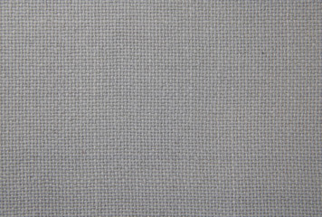 Fabric texture close-up. Grey cloth. Natural fabric.