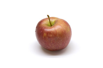 Red Apple on white background