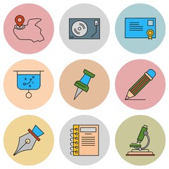 Universal Modern Icon Sheet For Websites And Mobile Applications