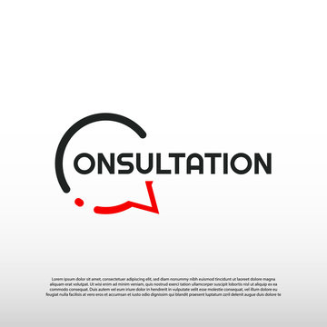 modern consulting logo design, consultant icon -vector