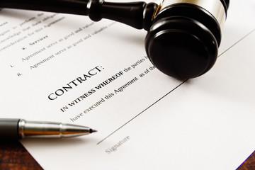 Client sue company in court for not signing a contract