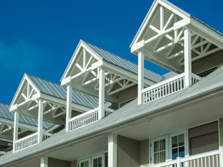 Bahamas facade of white building