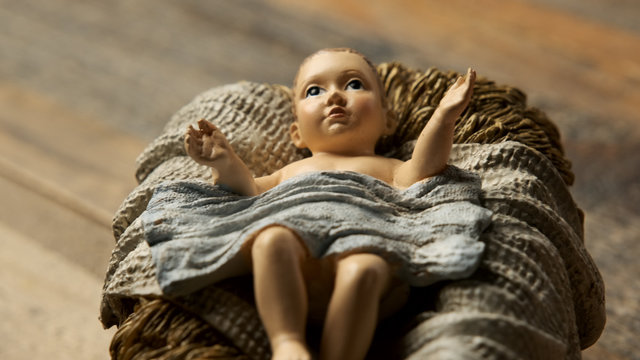 Baby Jesus Ceramic Figurine