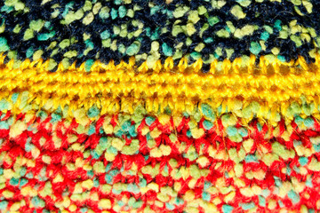 Fototapeta na wymiar Cropped shot of textile texture background. Abstract colorful background. 