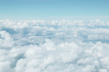 Fototapeta premium White cloud on blue sky