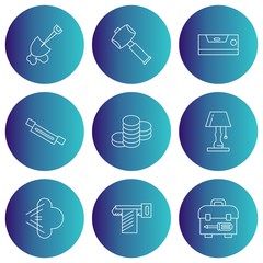 Simple Set of Universal Related Color Icons