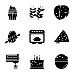 Set of 9 Universal Pixel Perfect Icons