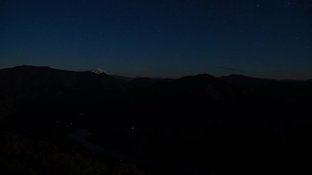Lake Shasta Moonrise Timelapse 4k