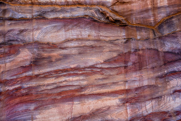 layers of a rock