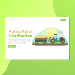 Fototapeta na wymiar AGricultural Distribution