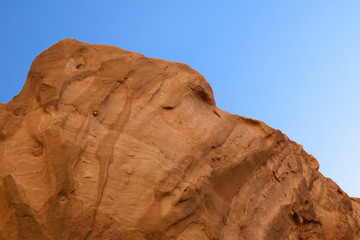 rocks on the background of the sky