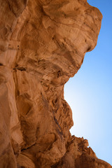 rocks on the background of the sky