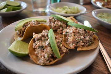Octopus tostada
