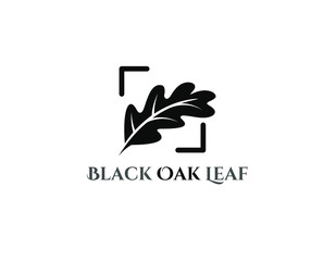 black oak leaf logo