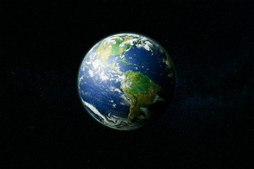 Obraz na płótnie Canvas Earth in space