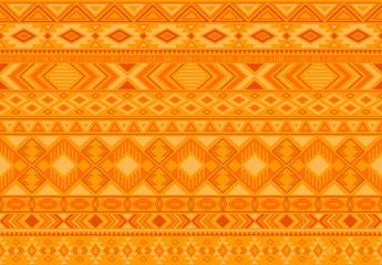 Indian pattern tribal ethnic motifs geometric seamless vector background. Graphic indonesian tribal motifs clothing fabric textile print traditional design with triangle and rhombus shapes.
