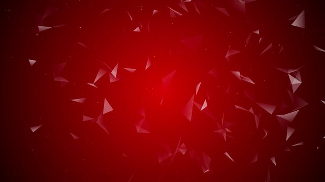 Explosive introduction of polygonal particles composition. Perfect background for celebration, event, promo, offer, titles, intro, text, message, party, festival. 4k poly motion graphics animation.