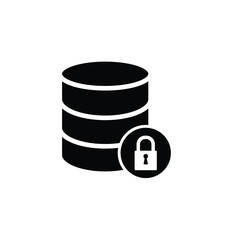  Database  protect icon. Database    secure icon 