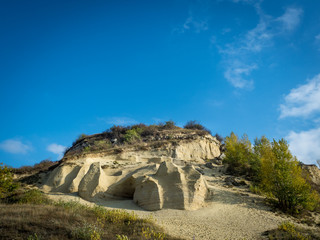 Sandberg, the late tertiary sea coast on the slopes of the Devinska Kobyla Mountain. Devinska Nova...