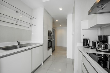 Modern, bright, clean, kitchen interior 