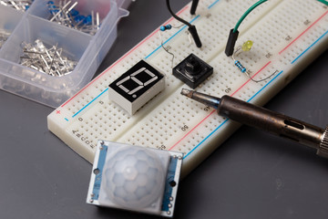 Breadboard for DIY electronocs sketches, prototyping and learning