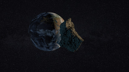 Impacto meteorito tierra © Parato