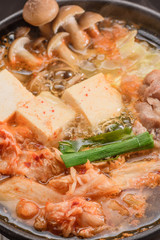 冬の味覚　キムチ鍋