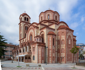 Fototapeta na wymiar Cathedral of St. Sophia The Wisdom of God in Xanthi