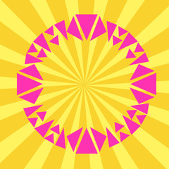 Asymmetrical uneven shaped format pattern object outline multicolour design Design business concept Empty copy text for Web banners promotional material mock up template