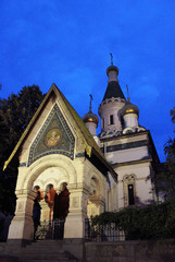 Fototapeta premium ブルガリア 聖ニコライ ロシア教会