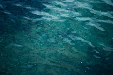 Fototapeta na wymiar surface of blue water