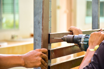 Repair the house fence